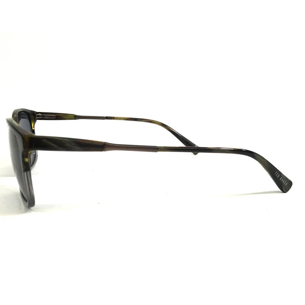 Ted Baker Sunglasses TMS093 OLI Olive Gray Horn Frames w/ Gray Polarized Lenses